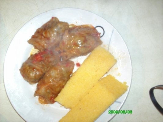 Sarmale din carne de pasare si vita