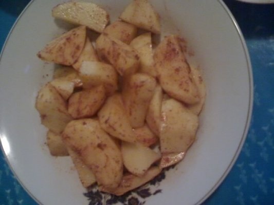 Pui cu legume in vas roman