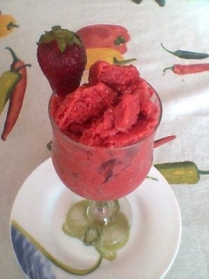 Granita de capsuni