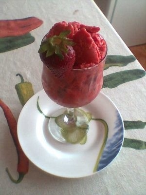 Granita de capsuni