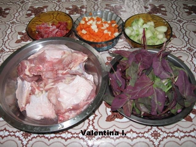 Bors de gaina cu loboda