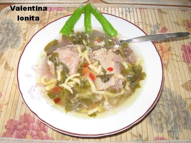 Bors de gaina cu loboda