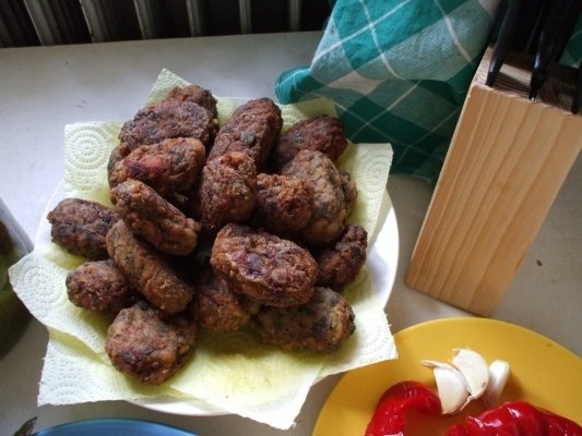 Chiftele de ciuperci cu legume