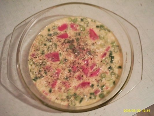 Omleta la microunde a la Tradaro