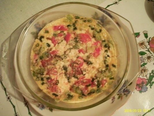 Omleta la microunde a la Tradaro