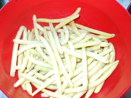Fasole verde cu usturoi