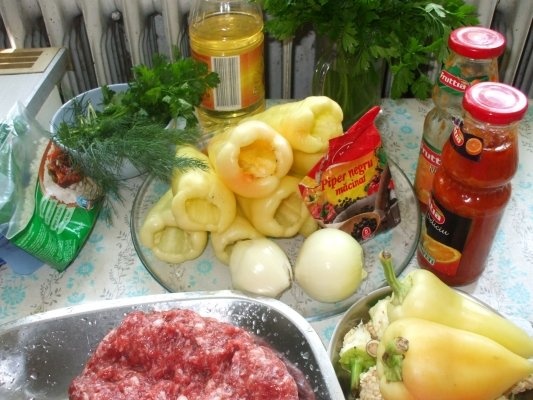 Ardei umpluti cu carne de manzat