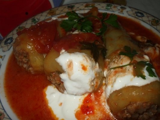 Ardei umpluti cu carne de manzat