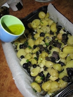 Cartofi noi crocanti la cuptor