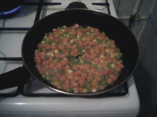 PLATOU PANGASIUS CU OREZ SI LEGUME