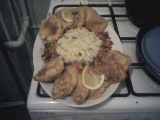 PLATOU PANGASIUS CU OREZ SI LEGUME