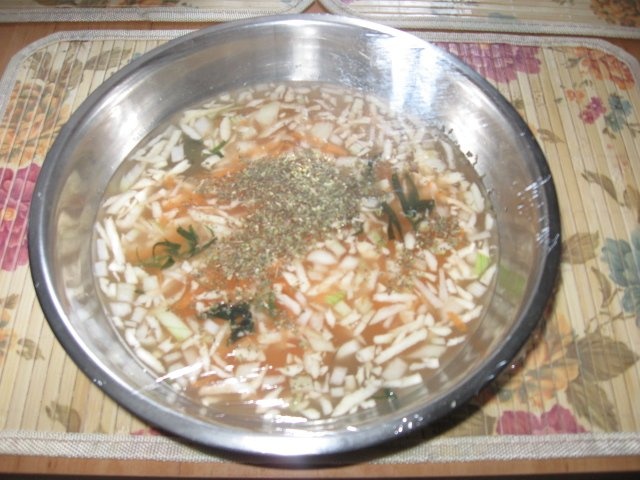 Ciorba sanatoasa preparata la rece