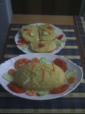 Piure (Pasta) din naut boabe uscate