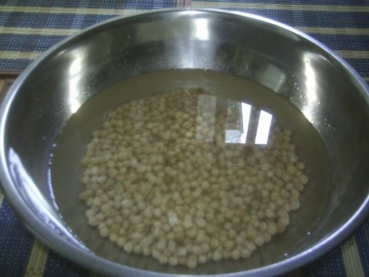 Piure (Pasta) din naut boabe uscate