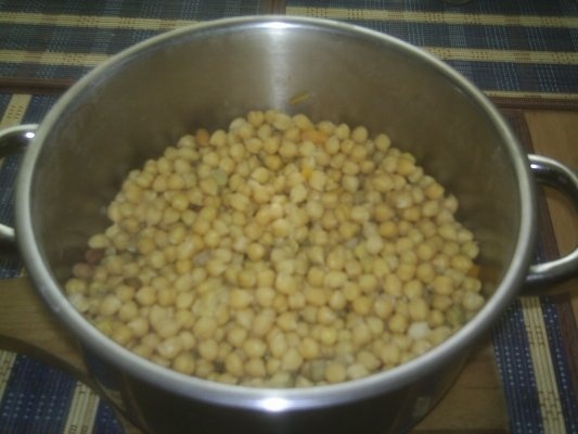 Piure (Pasta) din naut boabe uscate