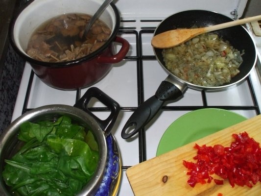 Rulouri de antricot cu ciuperci