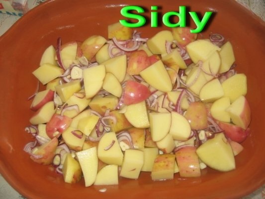 Pulpe in vas roman, cu cimbru si cu vin