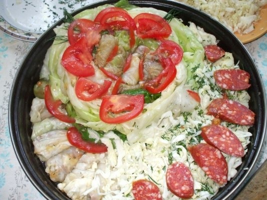 Sarmalute de curcan in cuib de varza dulce