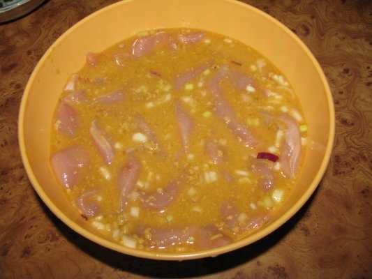 Curcan fript cu portocale