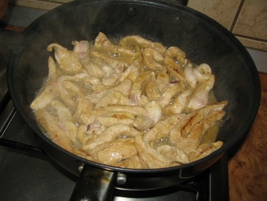 Curcan fript cu portocale