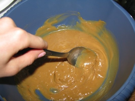 Inghetata de sirop de artar cu bucati crocante de caramele