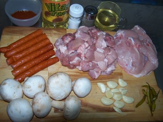 Tigaie picanta cu mamaliguta ( senzatii gustative!!!)