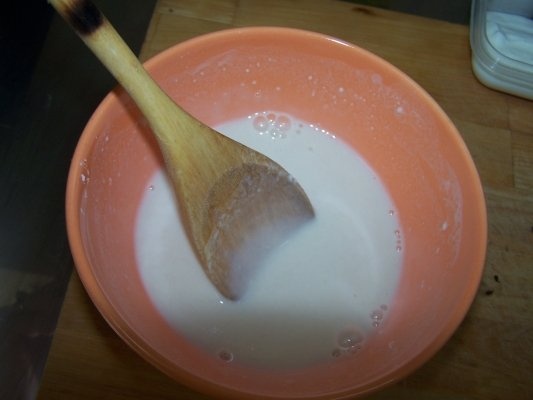 Ciulama de pui cu mamaliguta