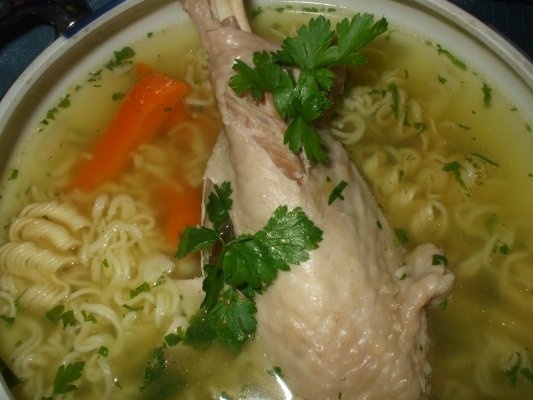 Supa de curcan cu taitei