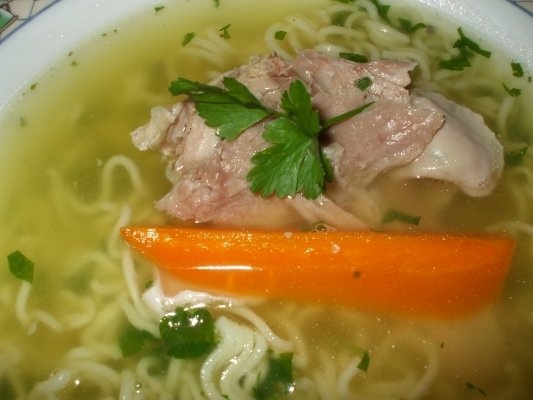 Supa de curcan cu taitei