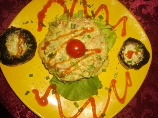 Salata  Rustica si Ciuperci la gratar