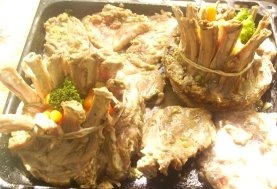 Coronita de Miel si bucati de pulpa la cuptor