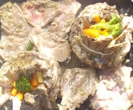 Coronita de Miel si bucati de pulpa la cuptor