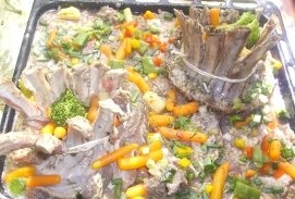 Coronita de Miel si bucati de pulpa la cuptor