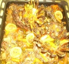 Coronita de Miel si bucati de pulpa la cuptor