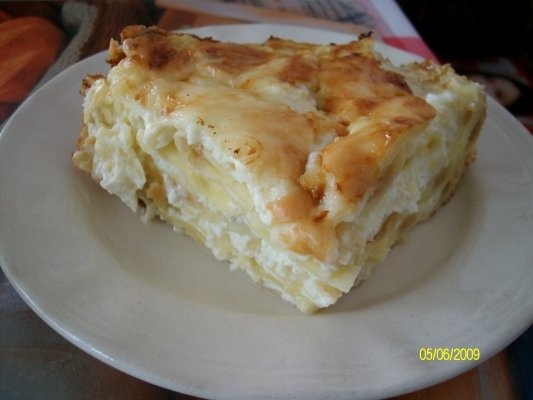 Raviolli cu branza la cuptor