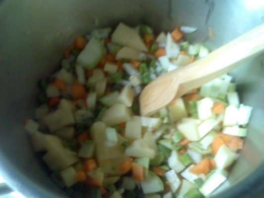 Ciorbita de legume cu corcoduse