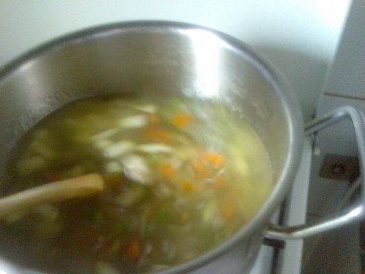 Ciorbita de legume cu corcoduse