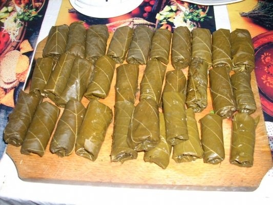 Sarmale in foi de vita