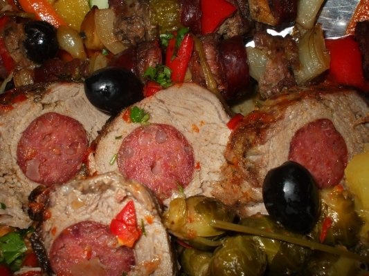 Medalion de muschiulet cu frigarui si garnitura Fantasy