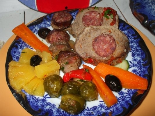 Medalion de muschiulet cu frigarui si garnitura Fantasy