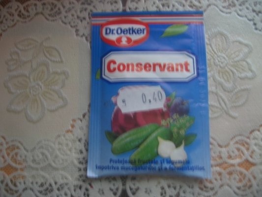 Visine pentru prajituri -la borcan