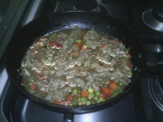 SOTE DE VITEL(VITA) CU LEGUME