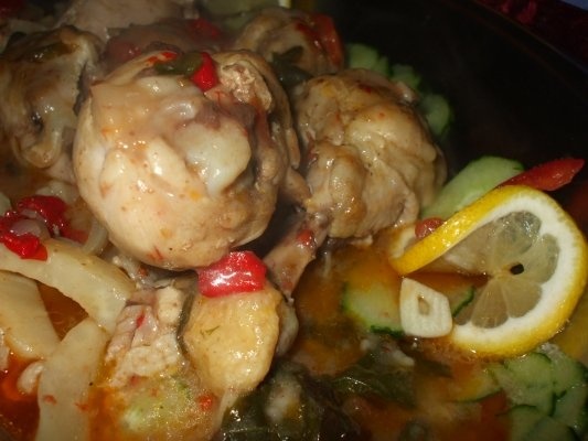 Ciocanele de pui cu telina