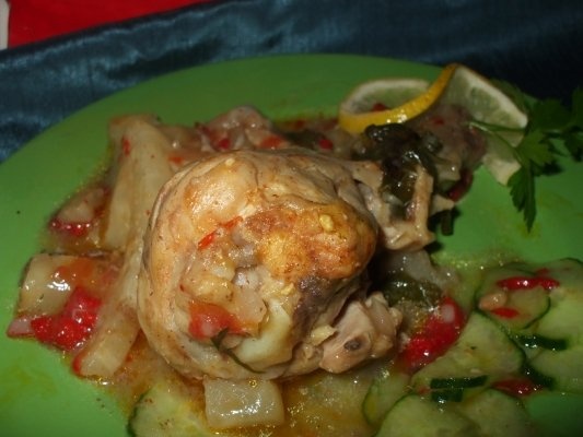 Ciocanele de pui cu telina