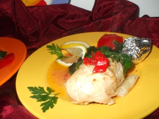 Ciocanele de pui cu spanac