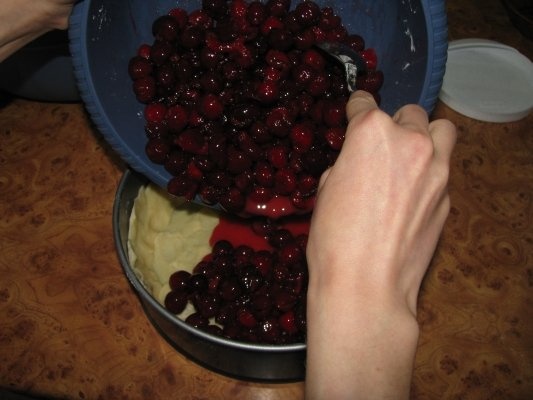 Placinta clasica cu visine