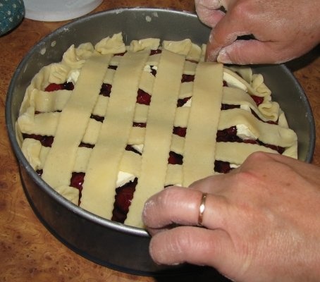 Placinta clasica cu visine