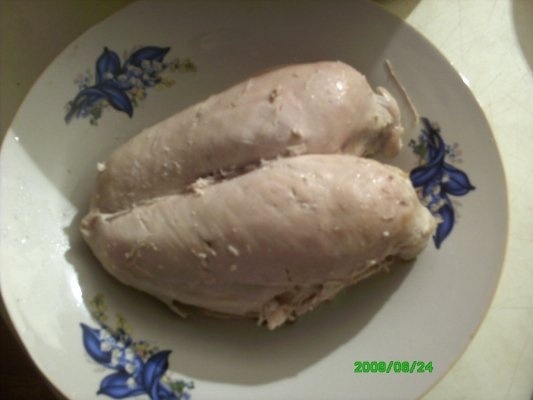 Salata de varza si morcovi cu pui