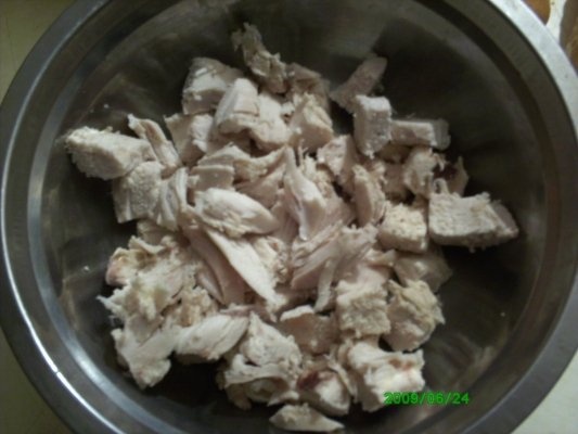 Salata de varza si morcovi cu pui