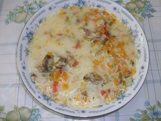 CIORBA DE CARTOFI,CU IAURT